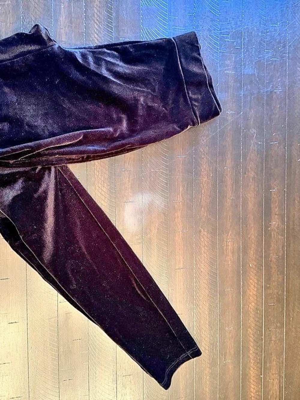 Black Velvet Leggings Size XXS